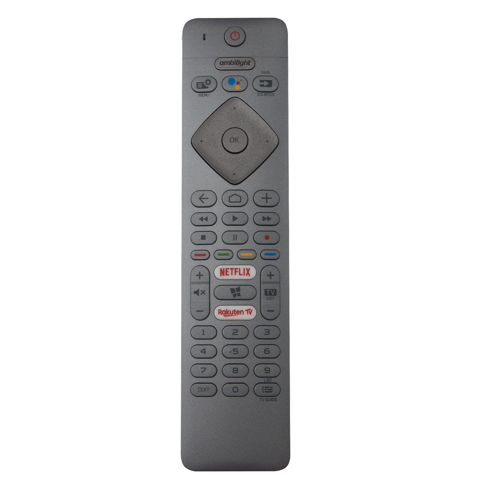 VINABTY 398GM10BEPHN0012PH Replacement Voice Remote Fit for PHILIPS TV 4K UHD LED Android TV 43PUS7304 43PUS7304/12 43PUS7354 43pus7354/12 50PUS7304 50PUS7304/12 50PUS7354 50PUS7354/12 50PUS7504