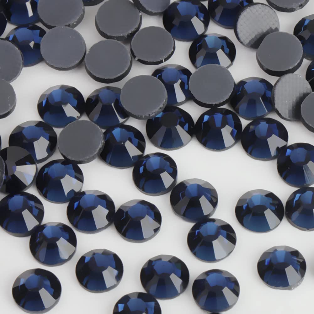 Crystal Hotfix Rhinestone,Machine Cut Stone 2880pcs/pkg (Montana,SS6/2mm)