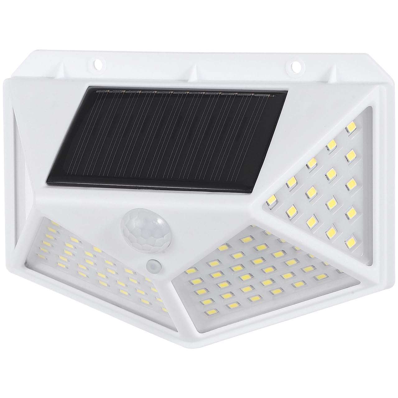 UPKOCH Solar Powered Sensor Light 100 Led Waterproof Outdoor Wall Lamp with Infrared Motion Detector for Garden Yard Pathway Security Lighting