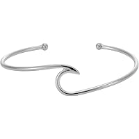Silverly Braccialetto Celtico in Argento Sterling con Triscele per Donna | Braccialetto in Argento a Spirale Tripla Rotonda | Bracciale Sottile con Triscele Celtico | Regali per Ragazze Adolescenti