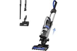 Eureka Pet Upright Vacuum Cleaner for Carpet and Hard Floor, Powerful Bagless Vacuum Cleaner for Home with HEPA Filter and Pet Tool, OmniVerse NEU801BL with QuickShift Technology, Blue