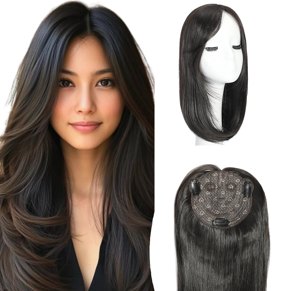 Photo 1 of Hair Toppers for Women with Thinning Hair Toppers 360° 3D Topper Hair Pieces for Women Smiling Style Leads Fashion