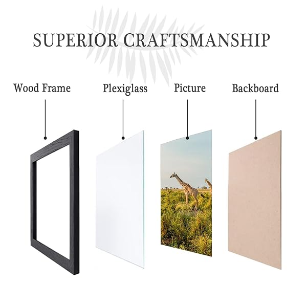 TKYGU 10 X13 PICTURE FRAME SET OF 3,WOODEN FRAME BLACK 10 X13 WALL GALLERY POSTER PHOTO FRAME WITH DURABLE SHATTER RESISTANT PLEXIGLASS,HORIZONTAL AND VERTICAL FORMATS FOR WALL MOUNTING BEST GIFT