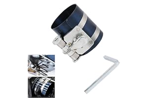 dawfall Pack-1 Car 3" Piston Ring Installation Tool, 2.08"-6.88" Adjustable Ratchet Auto Locking Device, Anti-reverse Gear Parallel Bar Piston Ring Compressor, Universal for Car Repair Parts (Blue)