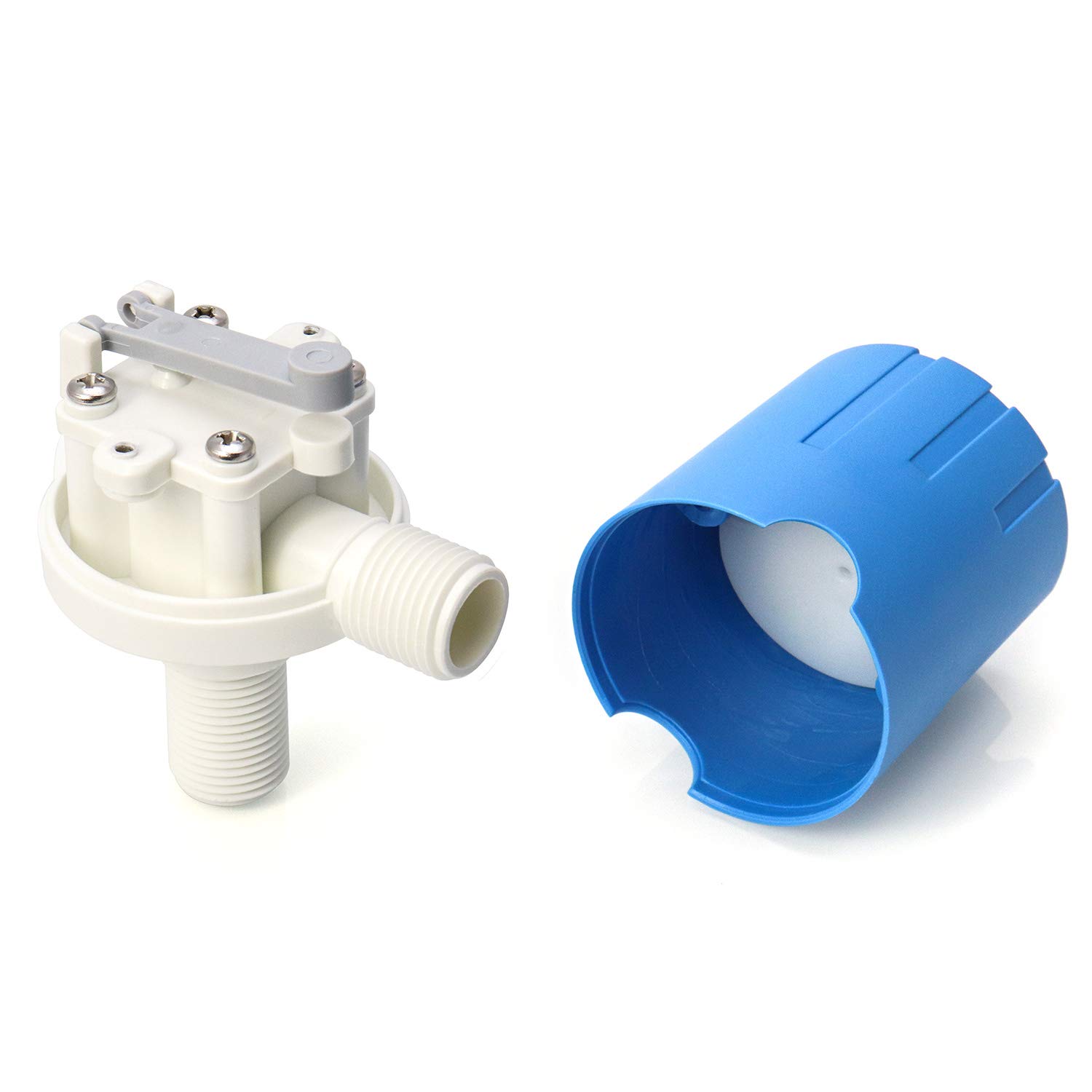 QWORK 1/2″Float Valve Water Tank Traditional Float Valve for Solar