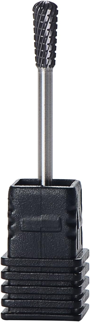 SpeTool Carbide Nail Drill Bit Inverted Cone Type Black Titanium Coated Drilling Tool 4x9mm