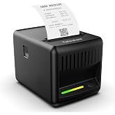 Tatouhom P80E Thermal Receipt Printer 80mm USB Ethernet RJ11 POS Printer | 3 1/8" thermal printers, auto‑cutter, dual‑mount, RGB alert, RJ11 cash‑drawer, USB/Ethernet Win/Mac, restaurant &amp; retail POS