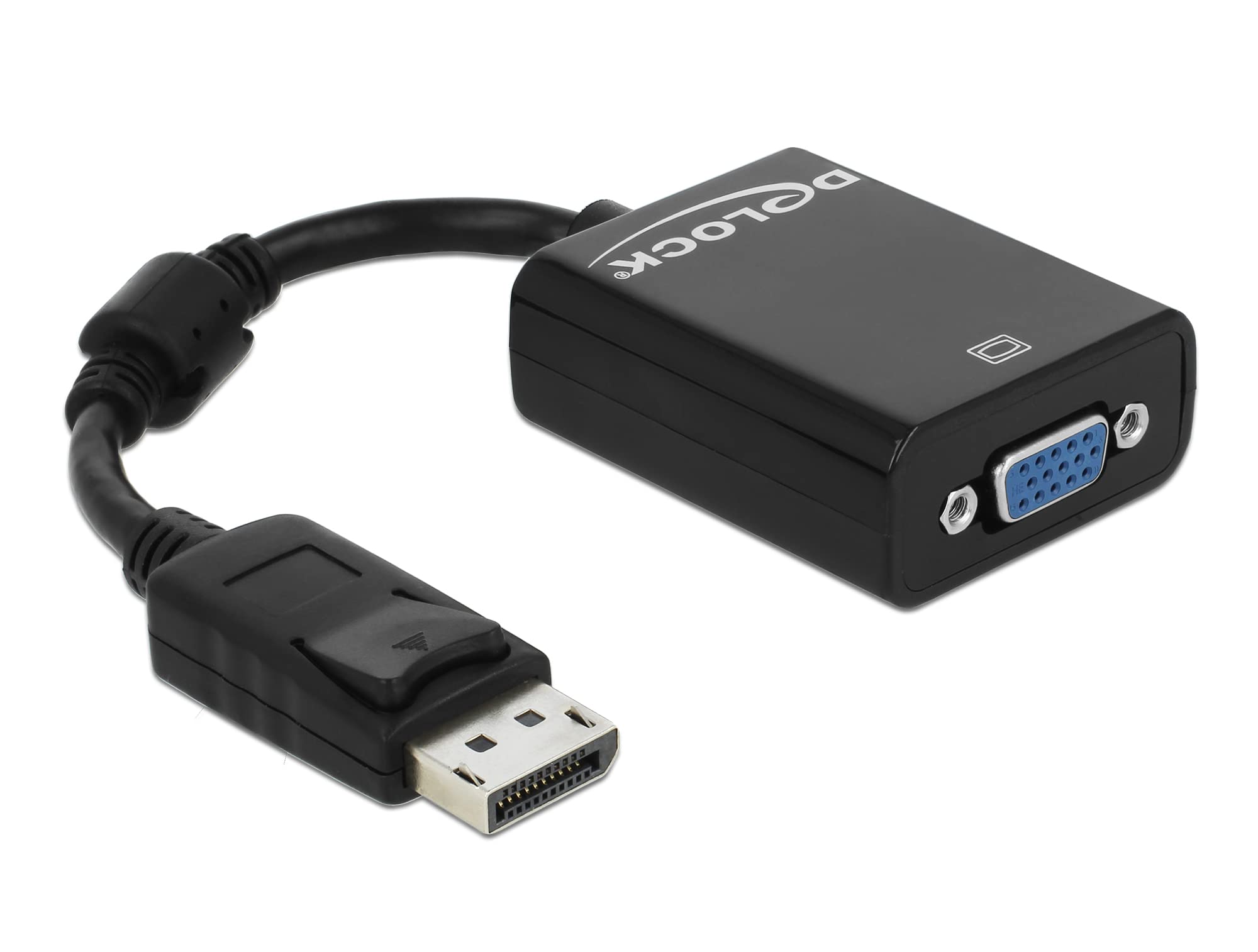 DeLOCK DisplayPort Male to 15 Pin Female VGA Adapter