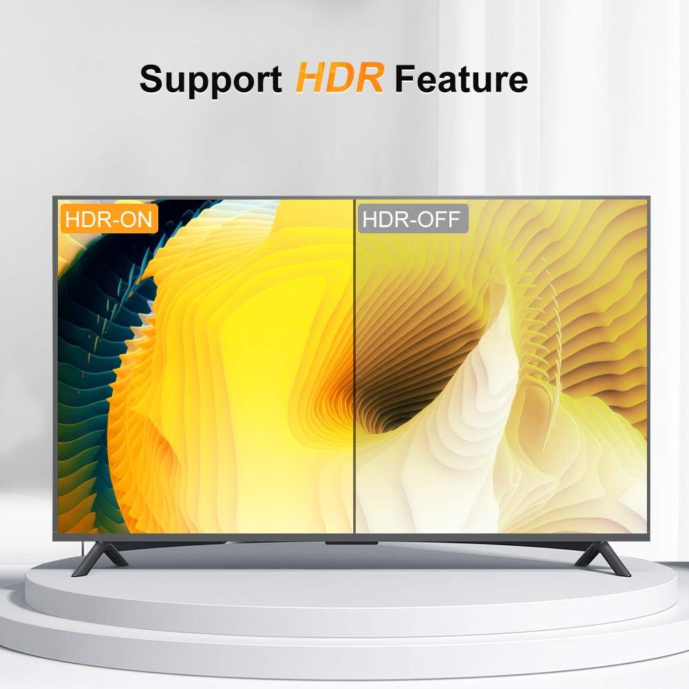CableCreation 8K DisplayPort Cable 1.4, DisplayPort to DisplayPort Cable 6.6ft (DP to DP Cable) Gold Plated with 8K@60Hz, 4K@144Hz, 2K@165Hz Video Resolution & HDR Support, 2M/ Space Gray: Industrial & Scientific