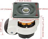 Skelang 4Pcs 40F Retractable Leveling Machine Castors 150kg Load Workbench view 3