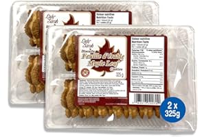 Lady Sarah Maple Leaf Cookies - Maple Cream Cookie Made with Maple Syrup - Peanut Free - Canada Souvenirs & Gifts - 2 Packs o
