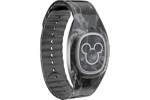 Design Skinz Smooth Black Marble - Skin Decal Vinyl Full-Body Wrap Kit Compatible with The Disney MagicBand 2.0 (Disney MagicBand 2.0 Not Included)