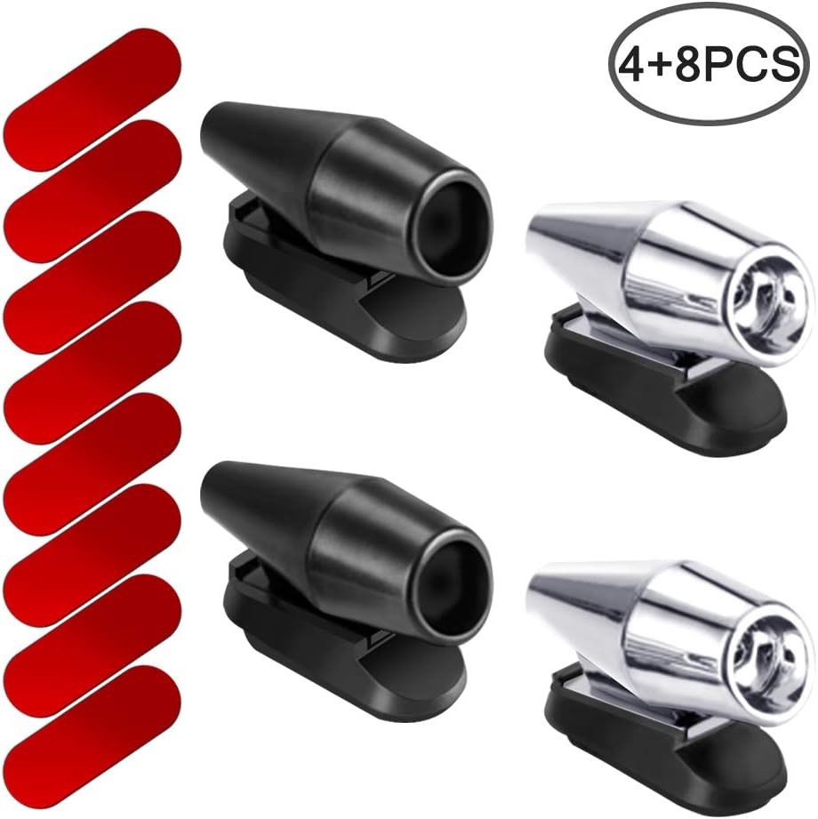 Amazon Senhai 4個鹿笛 トラック オートバイ用プラスチック鹿フルート 動物デバイスを保護する警告を追い出し 鹿の衝突防止 有害鳥獣駆除 8両面テープ付き Senhai ホイッスル