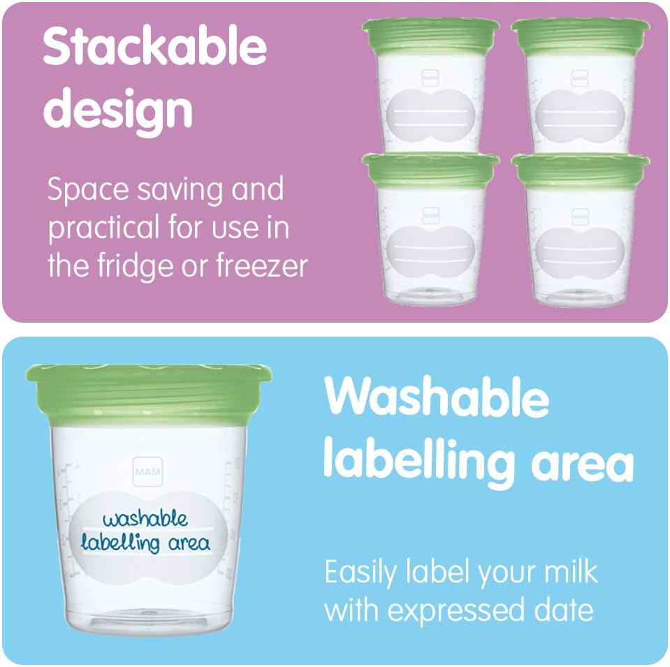 mam breast milk storage