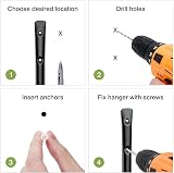 PiPaFox 6pk 15" Heavy Duty Garage Hooks Kayak Canoe Wall Mount Hangers view 6