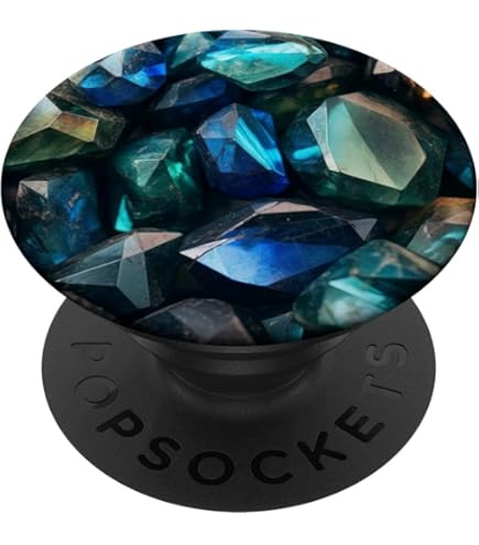 Blue Green Purple Abstract Art PopSockets PopGrip: Extendable Base And Grip For Mobile Phones/Tablets With Interchangeable Top 5 thumbnail image