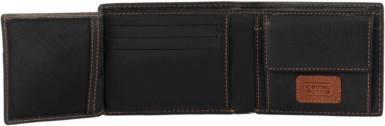 camel active California Wallet - 11X2X8.5, Black - Image 4
