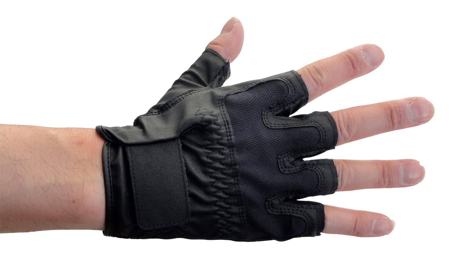 レザックス(Lezax) 半指 メッシュ グローブ ドライビンググローブ 【ブラック】 28商品画像