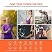 SAVFY Fitness Tracker and Heart Rate Monitor Watch, Activity Tracker with Heart Rate Monitor, Smart Bracelet with Step Tracker Sleep Monitor Calorie Counter Pedometer Watch for Android and Ios