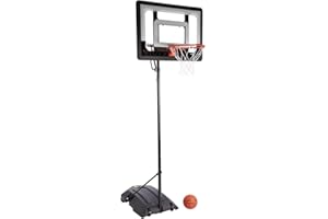 SKLZ Pro Mini Hoop Basketball System with Adjustable-Height Pole and 7-Inch Ball