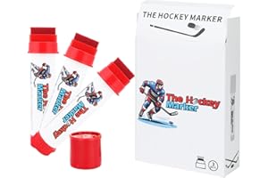 BiKontrun The Hockey Marker, Hockey Pucks Marking in Ice Hockey Training, Ice Hockey Accessories for Hockey Coach, Waterproof Oily Ice Markers for Hockey Rink, Good Helper for Ice Hockey Practice
