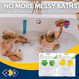 JKG Baby Bath Toy Organiser Net Bag with Suction Cups - Mold Free Storage view 5