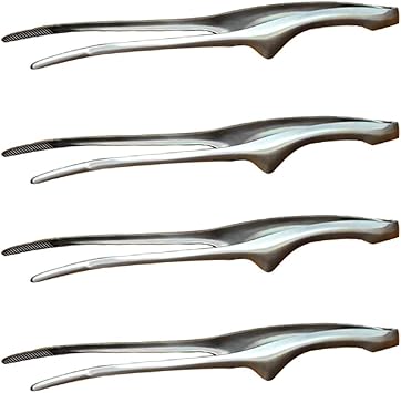 Amazon S Fields Inc 先がつかない 焼肉トング qトング 4本セット 焼肉屋 レストラン アウトドア 大 23 S Fields Inc qトング