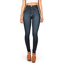 Vibrant Women S Juniors Button Fly Super High Waist Skinnys 1