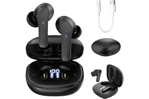 BUFVOKY Lenskey All-in-One Translation Earbuds - Translation Earbuds, 144 Languages & Accents Two-Way Luniva Translator Pods Real Time,Enhance Your Global Communication Experience (Black)