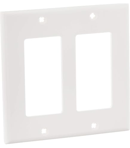 Leviton 8-Gang Decora/GFCI Device Wallplate, Painted Metal, Device