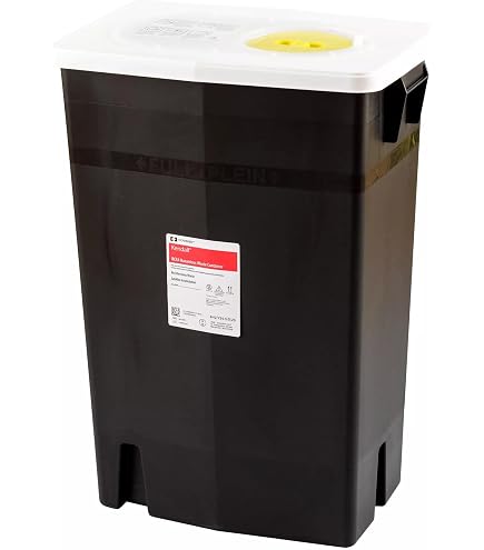 Covidien 8617RC SharpSafety RCRA Hazardous Waste Container Hinged