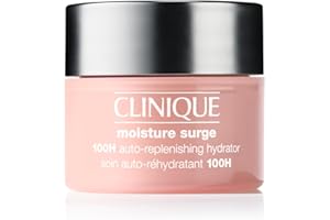 Clinique Moisture Surge 100H Auto-Replenishing Hydrator Oil Free Face Moisturizer | With Hyaluronic Acid, Aloe Bioferment and Vitamins C + E | For All Skin Types | Hydrating + Moisturizing