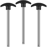 Anglekai 3P Weight Stack Pins, 6" Locking Space Gym Pin Weight Stack | Replacement for Lifting Machine Strength Training (3/8" Diameter)