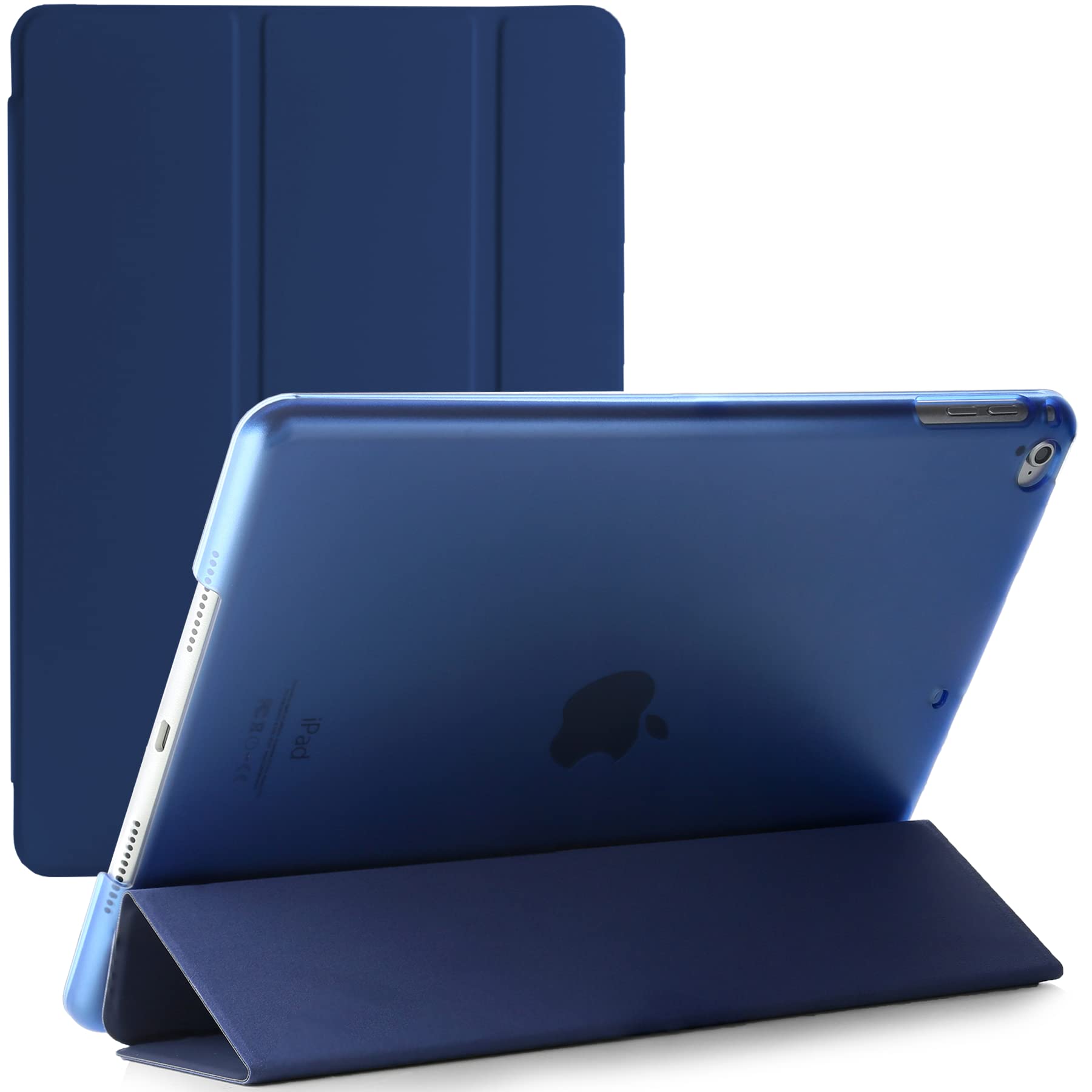 Magnetic Slim Stand Case Cover for iPad 9.7 5th Gen (2017) iPad 6th Gen (2018) iPad Air 1 iPad Air 2 (Blue)