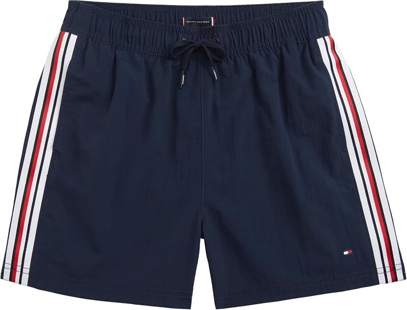 Jungen Badeshorts Medium Drawstring mit Taillenzug, Blau (Dark Night Navy), 14-16 Jahre — Foto 4 von 6