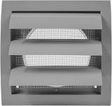 Repa Market Grey 4 Inch Exhaust Hood Vent with Pest Guard Screen Flange view 9