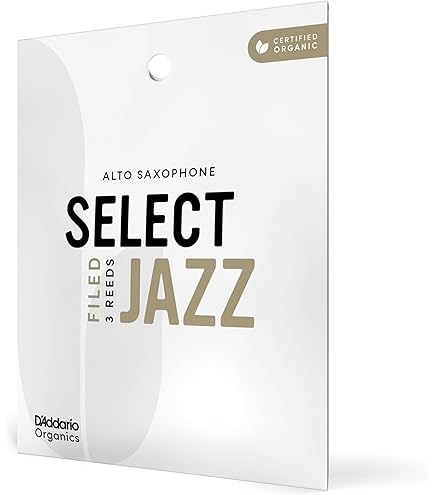 Amazon.com: D'Addario Woodwinds Select Jazz Alto Sax Reeds, Filed