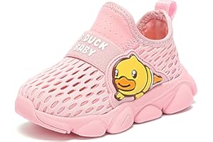 B.DUCK BABY B.Duck Toddler Boys Girls Sneakers Kids Slip on Walking Tennis Shoes Lightweight