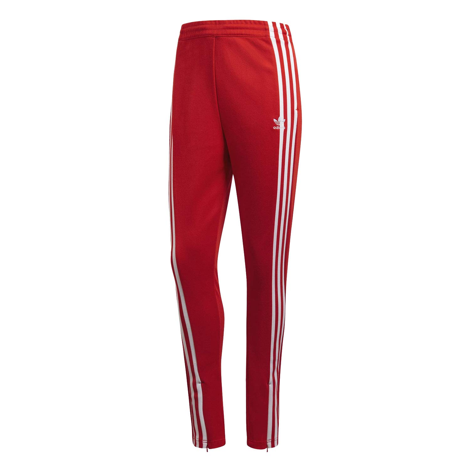 red adidas pants womens