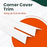 Home Smart White UPVC Angle Trim 40mm 90 Degree Right Angle Corner Profile 3 view 3