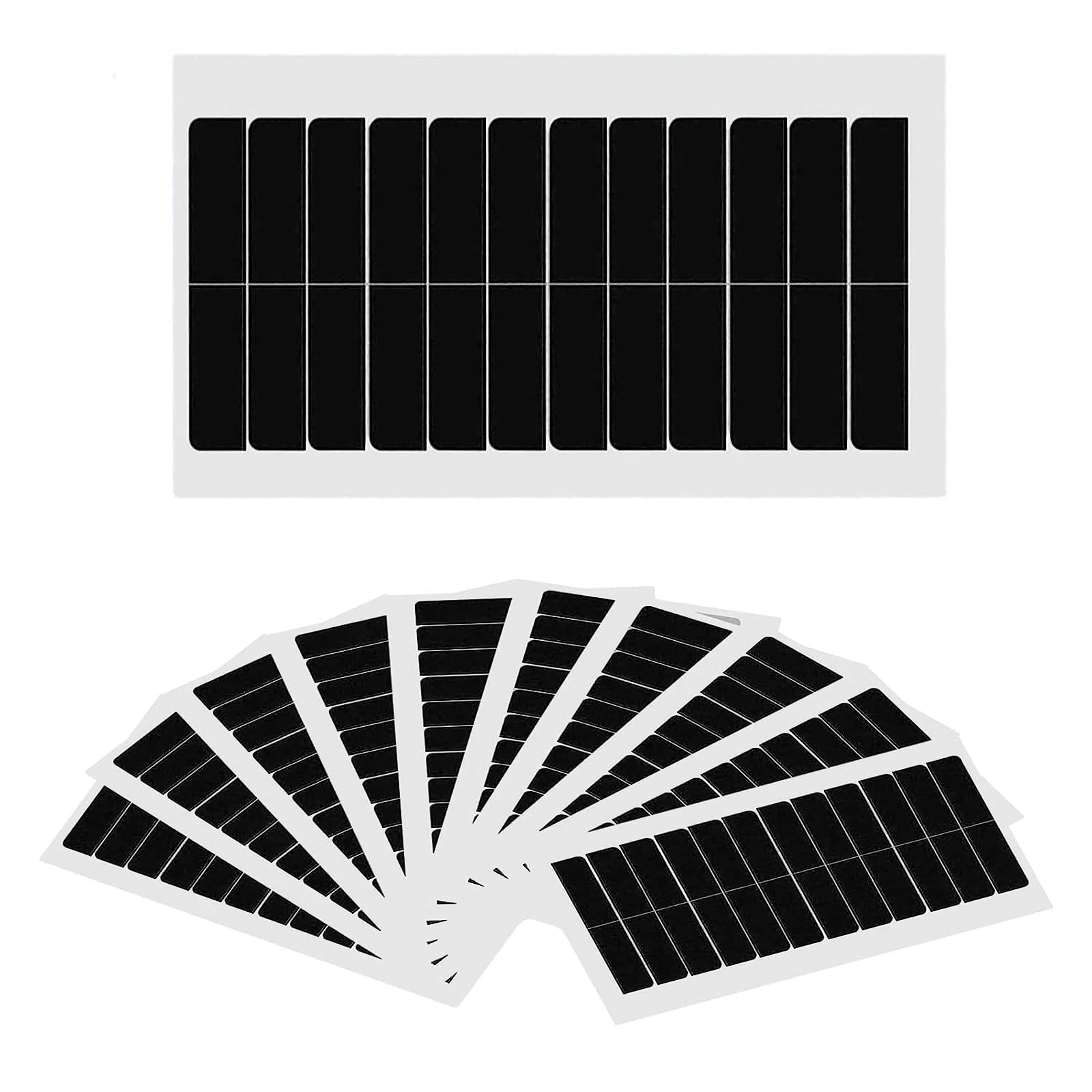 YTOOK 120 Pcs Hair Extension Tape, Double Sided Extension Tabs Replacement for Hair Extensions （Black）