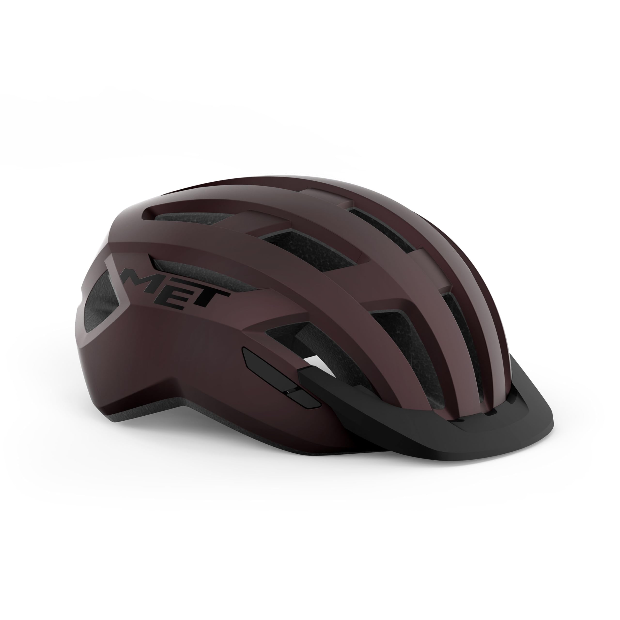 MET - Allroad Leisure Cycling Helmet In Burgundy Size Medium (56-58 cm)