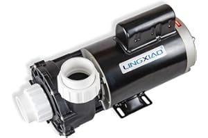 LINGXIAO WUA200-II SPA Pump, 2 Speed Hot Tub Pumps 2HP - LX SPA Pump Motor 220V-240V, 2" Port, 56 Frame (Mode:56WUA200-II）