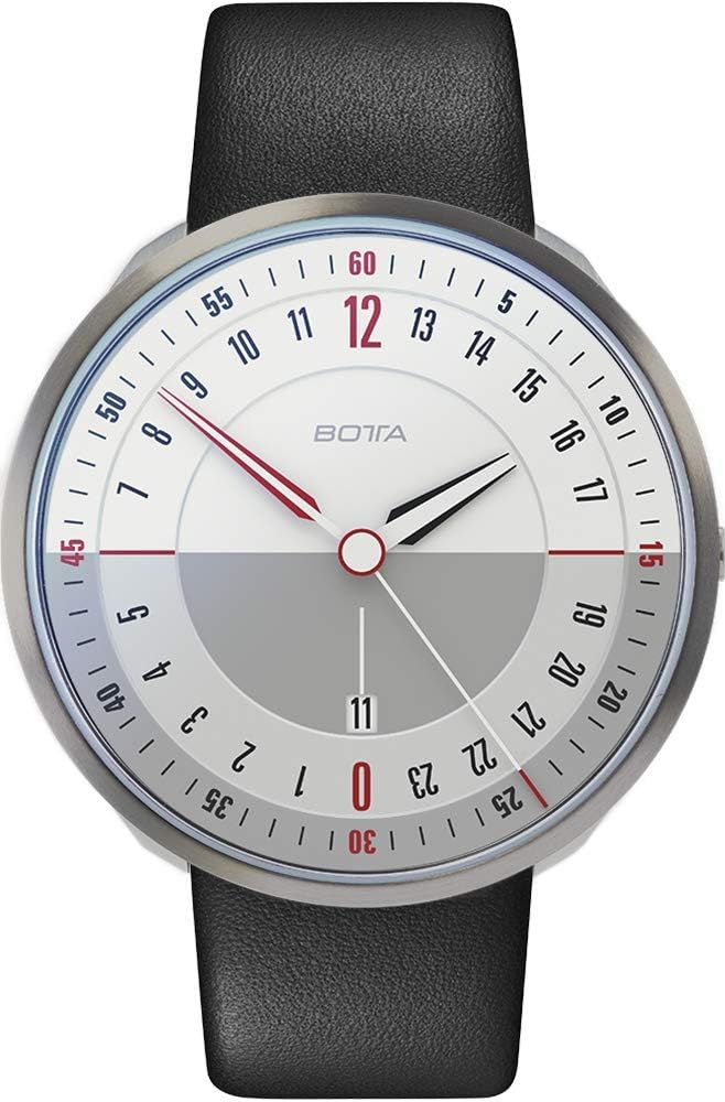 BOTTA Design TRES 24 Plus Men's Analogue Swiss Quartz 24h Watch with Leather Bracelet 780000