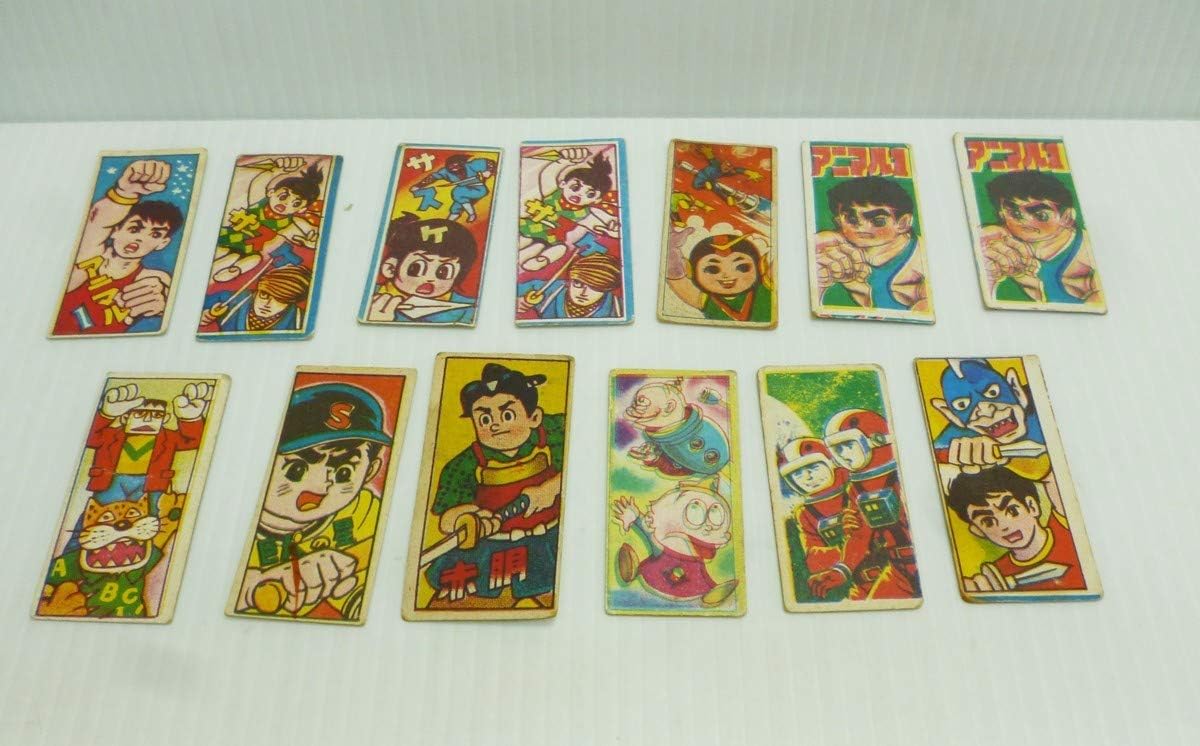 Amazon Co Jp カードゲーム カード アニメ 13枚 昔懐かしい 赤胴鈴之助 怪物くん サスケ 巨人の星 アニマル アニマル１ 幅3 X高さ 6cm レトロ Hobby