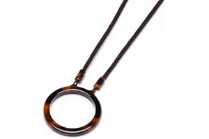 JOJOPANDA Eyeglass Holder Necklace Acrylic Eyeglass Loop Strap Sunglasses Holder Ring Chain Lanyard