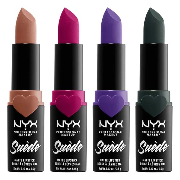 NYX SUEDE MATTE LIPSTICK, VIOLET SMOKE, 0.12 OUNCES