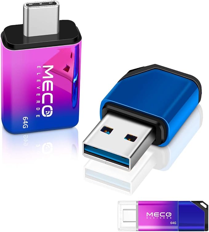 MECO ELEVERDE USB Stick 128GB, USB C Stick OTG USB 3.0: Amazon.de