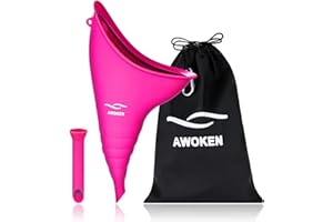 Female Urination Device,Reusable Female Urinal Silicone Women Pee Funnel Allows Women to Pee Standing up, Womens Pee Funnel C
