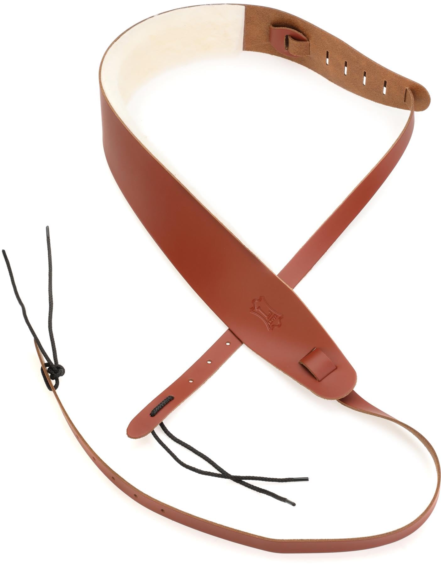 Levy's Leathers Pm14-wal Leather Banjo Cradle Strap - Walnut